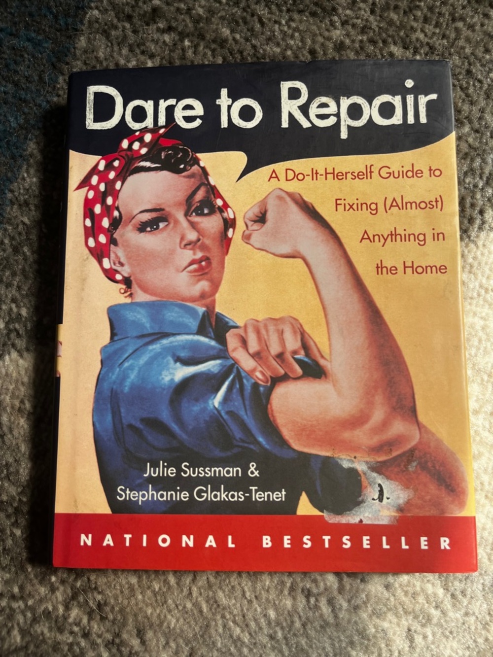 Red Decorative Coffee Table Book - Inspiring Women's DIY Stories